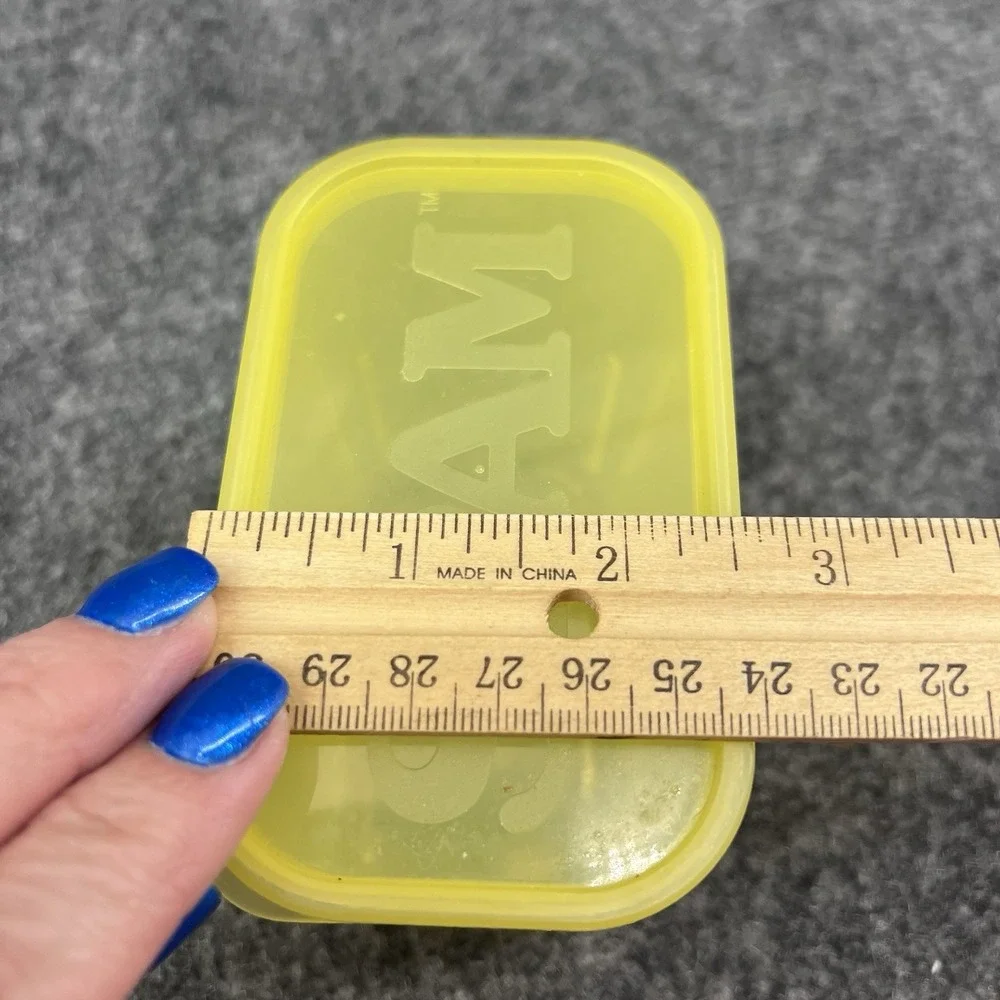 Vintage Spam Hormel Storage Keeper Yellow Container Made In USA Reusable